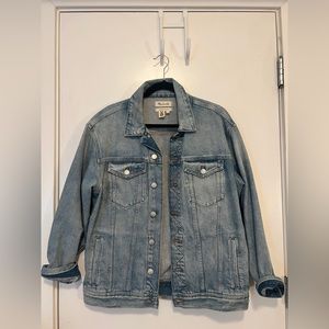 Madewell Oversized Trucker Jacket | denim | medium |oversized